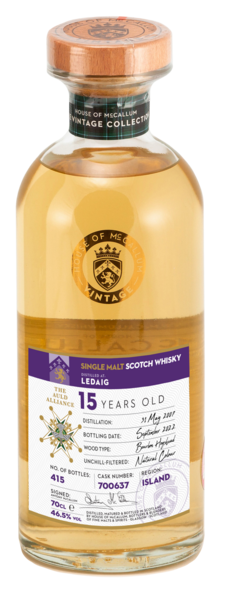 HOUSE OF MCCALLUM LEDAIG SC 15YO - BOURBON HOGHEAD - 2007