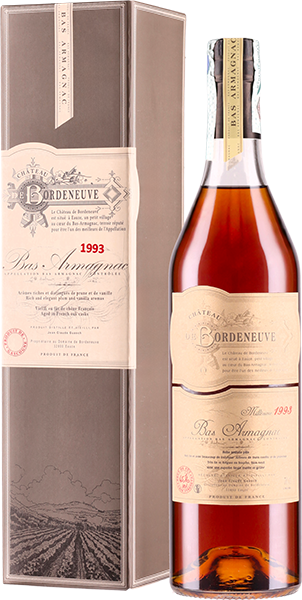 ARMAGNAC CHATEAU DE BORDENEUVE MILLESIME 1993|AC