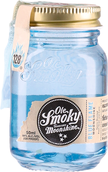 CEREAL SPIRIT DRINK OLE SMOKY MOONSHINE BLUE FLAME WHITE MIGNON