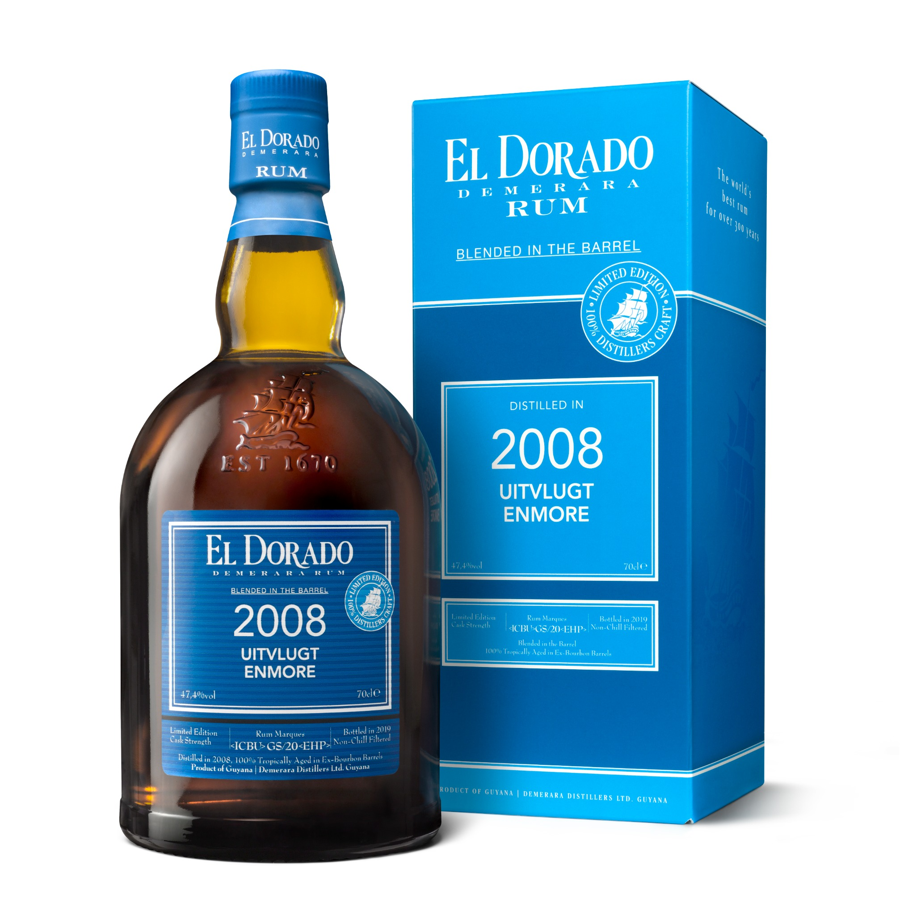 RUM EL DORADO BLUE UITVLUGT - ENMORE 2008 | AC