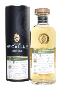 HOUSE OF MCCALLUM CAOL ILA 11YO - BOURBON HOGSHEAD - 2010