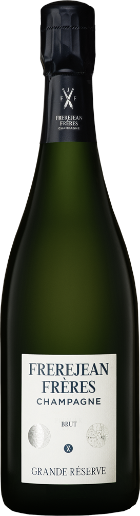 CHAMPAGNE FREREJEAN FRERES BRUT GRAND RESERVE CHARDONNAY, PINOT NOIR, PINOT MEUNIER