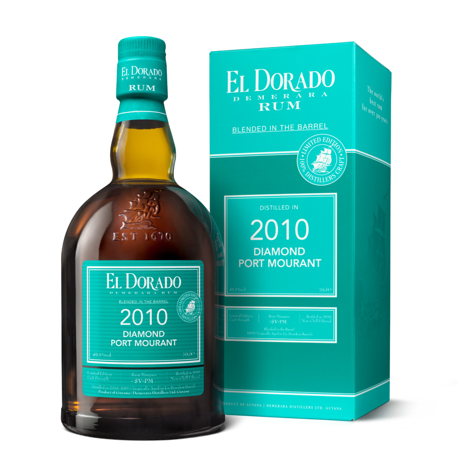 RUM EL DORADO GREEN DIAMOND - PORT MOURANT 2010 | AC