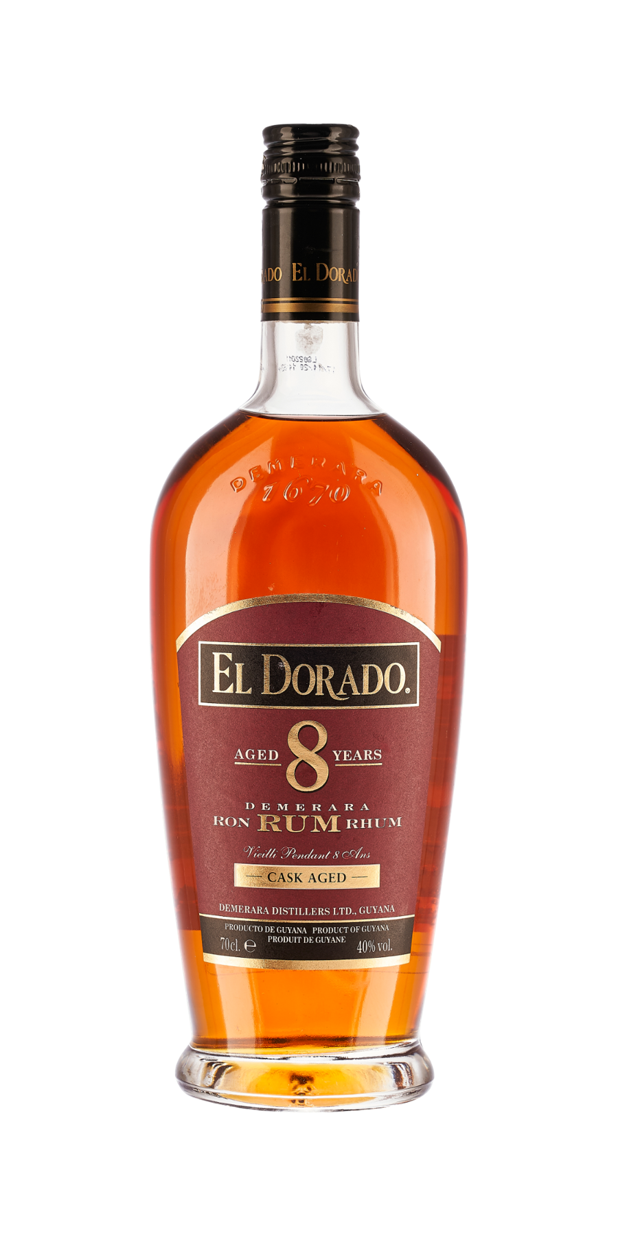 RUM EL DORADO 8 YO