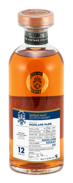 HOUSE OF MCCALLUM HIGHLAND PARK 10YO - BOURBON MARGAUX - 2014