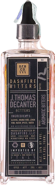 AROMATIC BITTER DASHFIRE JERRY THOMAS DECANTER